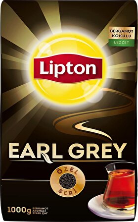 Lipton Earl Grey Bergamot Dökme Siyah Çay 1000 gr 