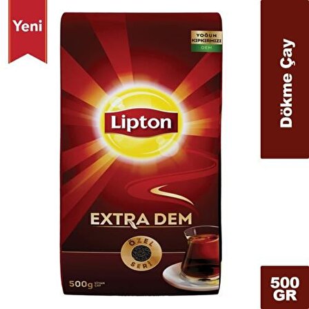 Lipton Extra Dem Organik Dökme Siyah Çay 500 gr 