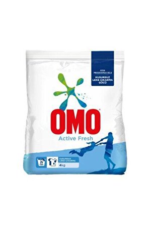 Omo Active Fresh Beyazlar İçin Toz Çamaşır Deterjanı 4 kg 26 Yıkama