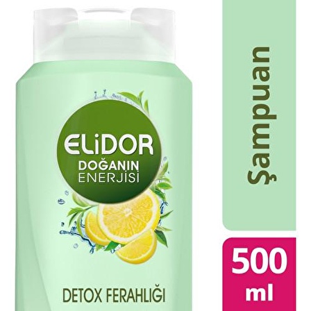 Elidor Doğanin Enerjisi Tüm Saçlar İçin Limonlu Şampuan 500 ml