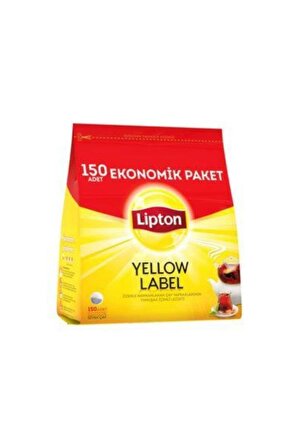 Lipton Yellow Label Demlik Poşet Siyah Çay 4x150'li