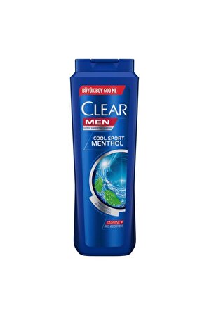 Clear Men Erkek Şampuan Cool Sport Menthol Kepeğe Karşı Etkili 600 ML