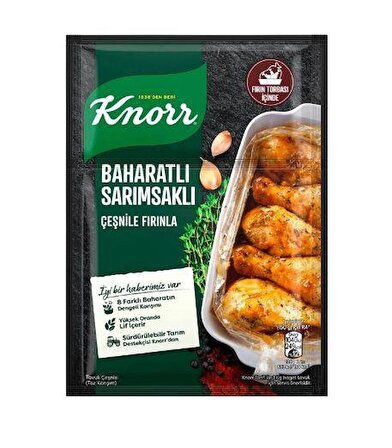 Knorr Sarımsak-Baharat Tavuk Çeşnisi 37 Gr. (4'lü)