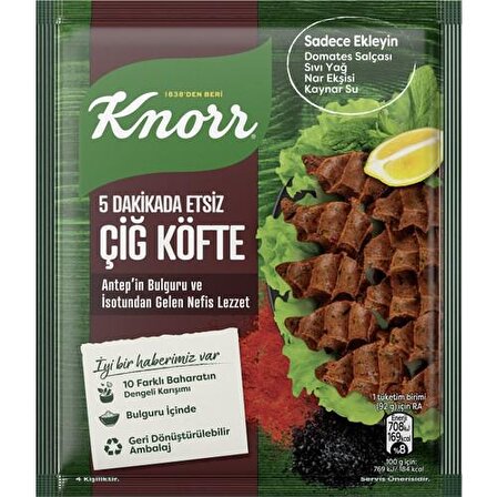 Knorr Etsiz Çiğ Köfte 120 gr
