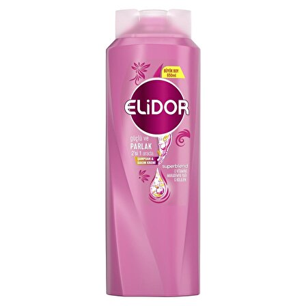 Elidor Güçlü ve Parlak Şampuan 2si1 Arada 650 ml