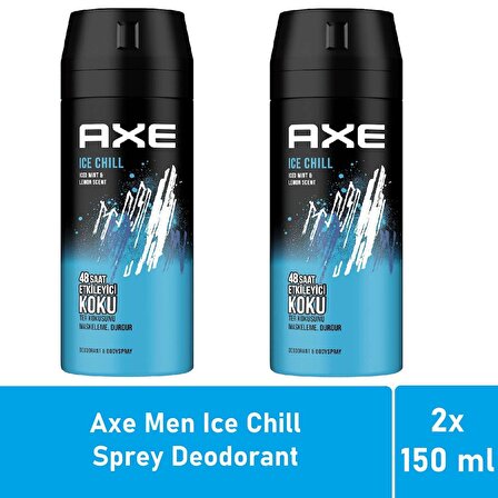 Axe Men Deodorant Ice Chill 150 ML - 2'li Avantaj Paketi