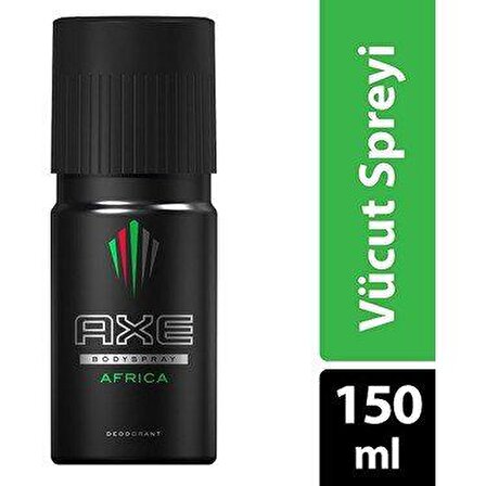 Axe Africa Pudrasız Ter Önleyici Leke Yapmayan Erkek Sprey Deodorant 150 ml