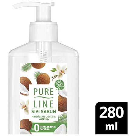 Pure Line Hindistan Cevizi & Vanilya Sıvı Sabun 280ML