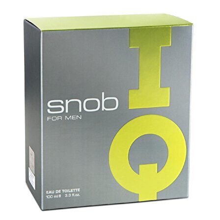 Snob IQ EDT Çiçeksi Erkek Parfüm 100 ml  