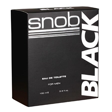 Snob Black EDT Çiçeksi Erkek Parfüm 100 ml  