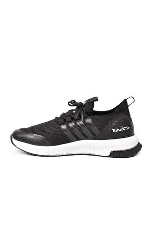 Reback Siyah Beyaz Fileli Yazlık Erkek Spor Ayakkabı