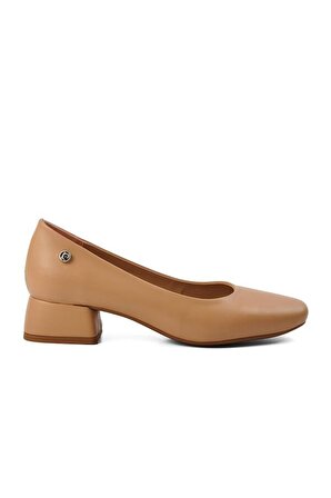 Pierre Cardin Bej Kadın Topuklu Ayakkabı