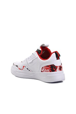 No Fear Beyaz Kırmızı Unisex Sneaker
