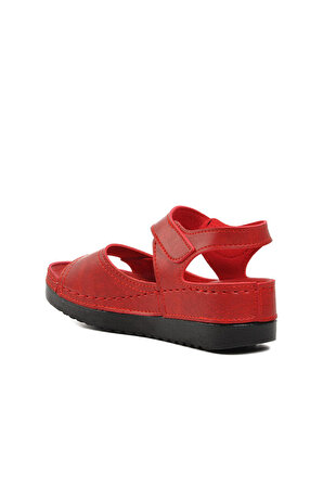 Aspor Kırmızı Kadın Sandalet
