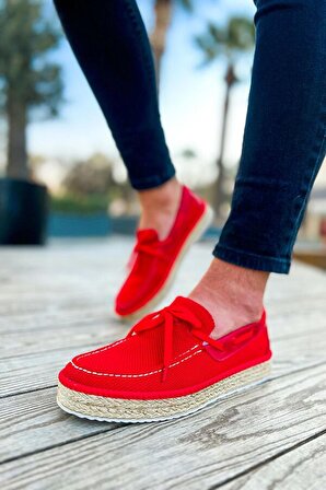 Pabucmarketi Erkek Günlük Ayakkabı Kırmızı
