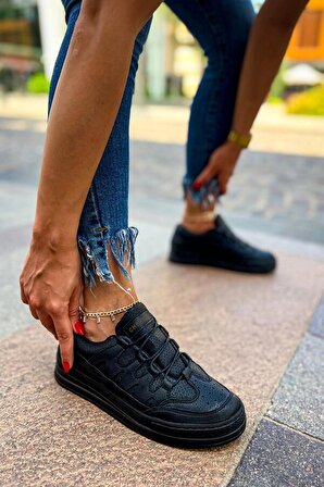 Pabucmarketi Kadın Spor Ayakkabı Siyah