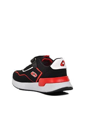 Aspor Siyah Kırmızı Kız Çocuk Spor Ayakkabı