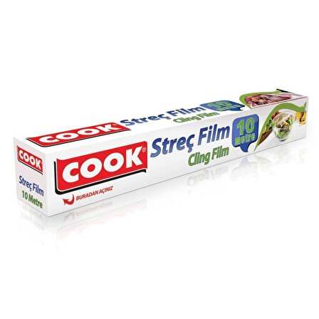 Cook Cling Film El 10 m Ev Streç Film