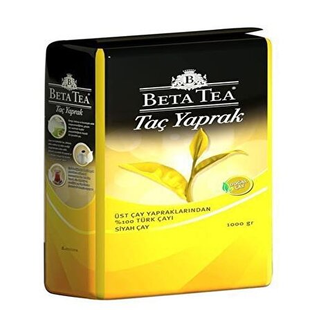 Beta Tea Taç Yaprak Dökme Siyah Çay 1000 gr 