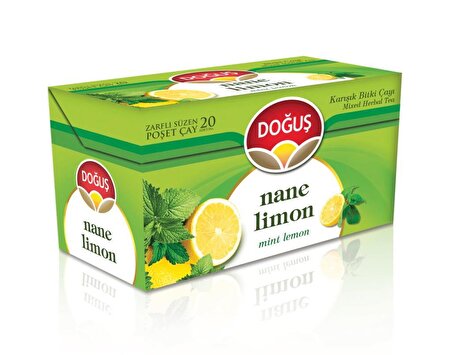 Doğuş Nane - Limon Bardak Poşet Bitki Çayı 20'li 