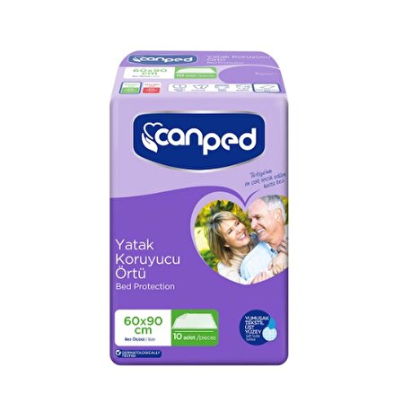 Canped Yatak Koruyucu Örtü 10'lu 60x90 (12'li)