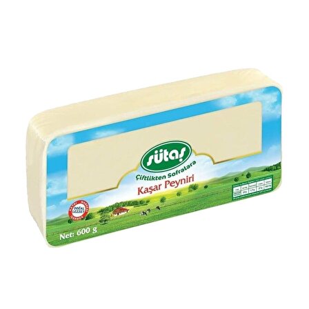 Sütaş 600 gr Taze Kaşar Peyniri 3 lü Paket