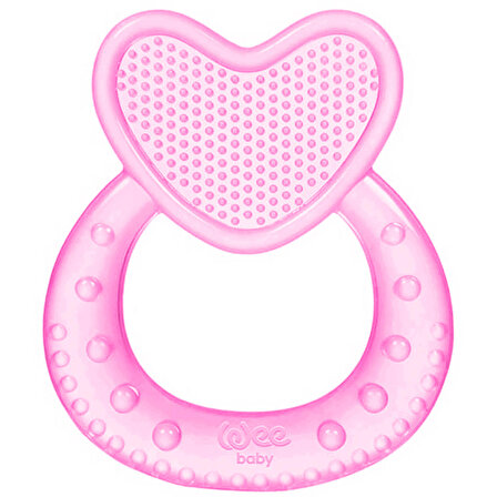 Wee Baby Kalpli Silikon Diş Kaşıyıcı Pembe