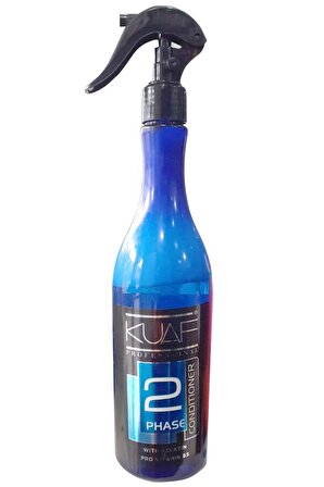 Kuaf Conditioner Çift Fazlı Fön Suyu 400 Ml.-Keratin ve Pro Vitamin B5-Mavi