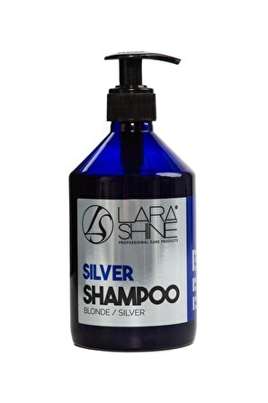 Lara Shine Profesyonel Blonde Silver Mor Şampuan 500ml