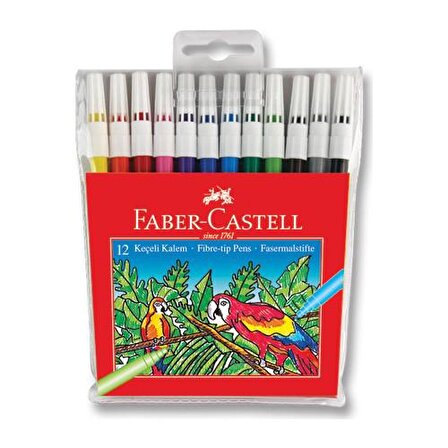 Faber-Castell Keçeli Kalem12'li Poşet