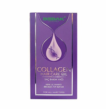 Bebak Collagen Kırık Uç Onarıcı Saç Bakım Yağı 100 ml