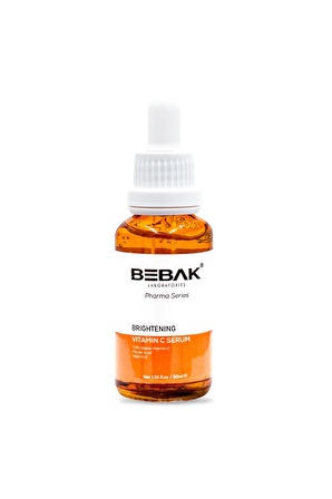 BEBAK PHARMA %10 VİTA-C SERUM AYDINLATICI CİLT TONU EŞİTLEYİCİ ETHYL ASCORBİC ACİD %10 & FERULİC ACİD 30ML