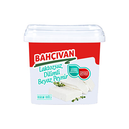 Bahçıvan Laktozsuz Dilimli Beyaz Peynir 420 Gr