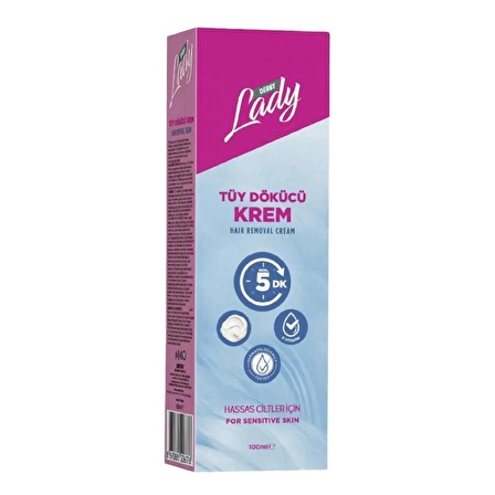 Derby Lady Tüy Dökücü Krem Hassas Ciltler 100 Ml