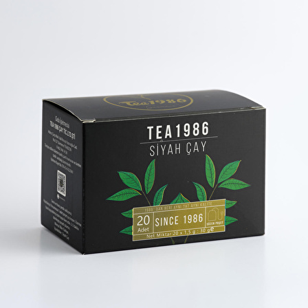 TEA1986 Siyah Çay Fincan Poşet 30Gr