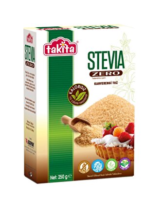 Takita Stevia Zero Kahverengi Toz Tatlandırıcı 250 gr