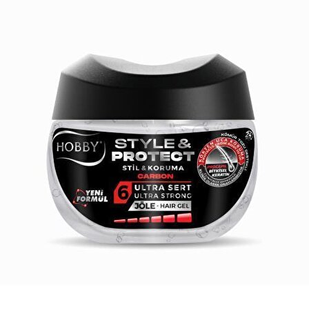 Hobby 250ml  Energy Saç Şekillendirici Jöle No:6 Ultra Sert