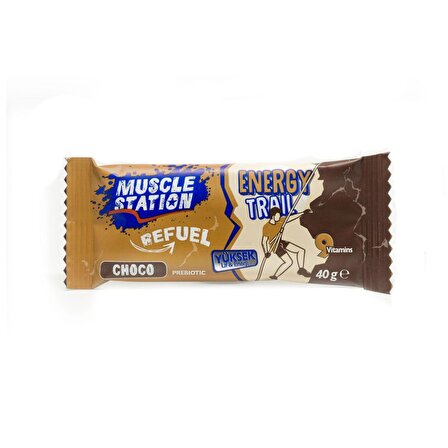 Çikolatalı Energy Trail Protein Bar (40 gr) - Muscle Station