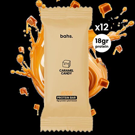 Yüksek Protein Bar - Caramel Candy 12 adet x 60gr