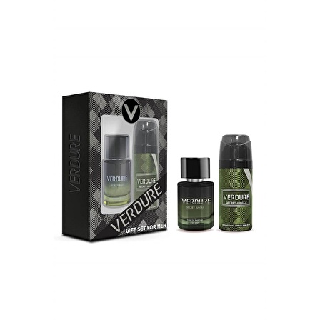 Verdure Secret Jungle EDP 100 ml + Deo Sprey 150 ml Erkek Parfüm Seti