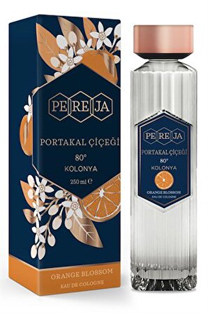 Pereja Portakal Çiçeği 80 Derece Cam Şişe 250 ml Kolonya
