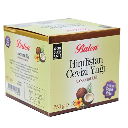 Hindistan Cevizi Yağı 250Gr