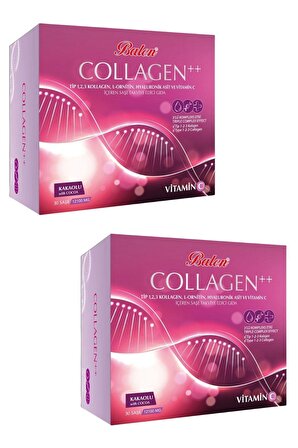 Collagen Tip 1,2,3 L-ornitin Hyaluronik Asit C Vitamini 30 Şase 12100mg X 2 Adet