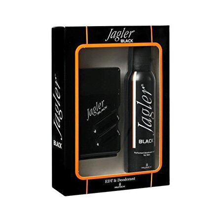 Jagler Black EDT Çiçeksi Erkek Parfüm 90 ml & Jagler Deodorant 150 ml