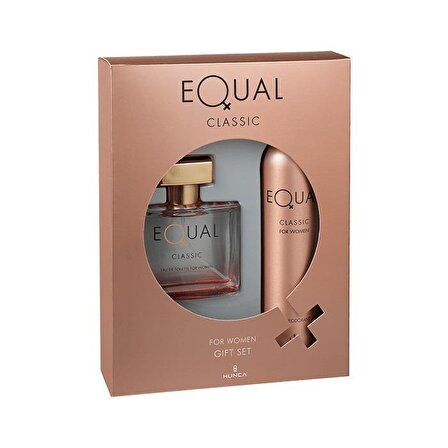 Equal Classic EDT Meyvemsi Kadın Parfüm 150 ml & Equal Classic Deodorant 150 ml 
