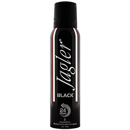 Jagler Black Antiperspirant Ter Önleyici Leke Yapmayan Erkek Sprey Deodorant 150 ml