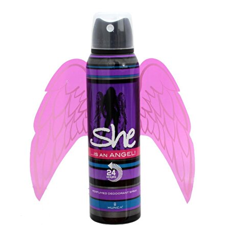 She Angel Antiperspirant Ter Önleyici Leke Yapmayan Kadın Sprey Deodorant 150 ml
