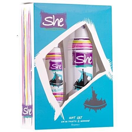 She Is From New York EDT Çiçeksi Kadın Parfüm 50 ml  