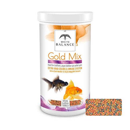 White Balance Gold Mix Pellets Japon Balık Yemi 250 ml