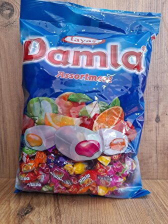 TAYAŞ DAMLA KARIŞIK MEYVELİ YUMUŞAK ŞEKER 1KG